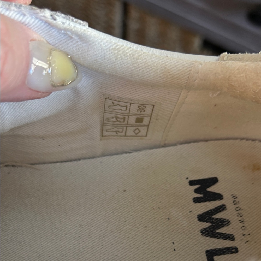 Madewell Cream Lace-Up Court Sneakers - Picture 6 of 7
